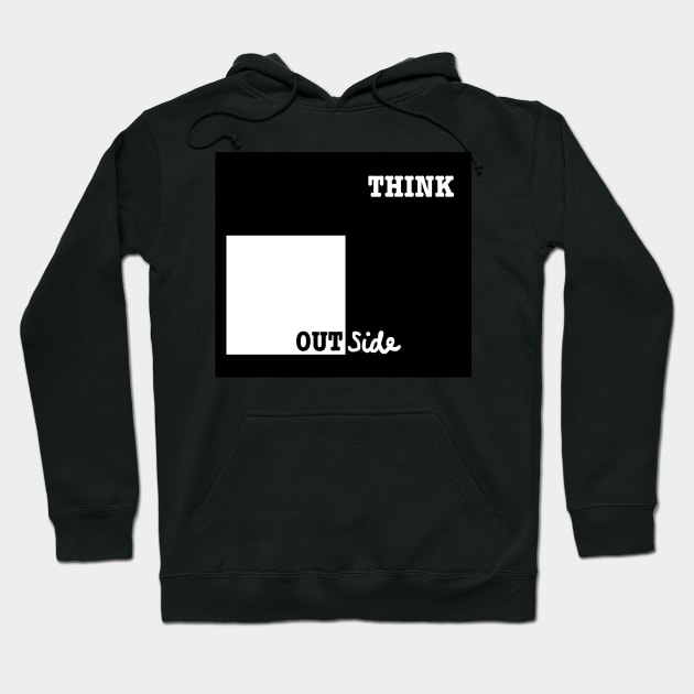 Think outside the box Hoodie by wendycrayon